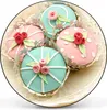 Design Stahlmagnettafel Schwarz Rund 47cm Cupcakes Produktbild-Vorschau 8