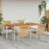 vidaXL Esstisch 150x90x75 cm Massives Teakholz und Produktbild-Vorschau 4