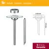 Paulmann faretto solare a LED da giardino Ufo Anteprima dell’immagine prodotto 3