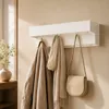DanDiBo Wandgarderobe met opbergruimte, 60 cm, metaal, wit, Productafbeelding-voorbeeld 10