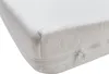 Close-up of a white mattress cover with a zipper. Náhľad obrázku produktu