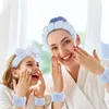 4 Stück Haarband Kosmetik,Spa Stirnband Make Up Schwamm Set Produktbild-Vorschau 4