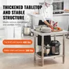 Stół roboczy ze stali nierdzewnej 760 x 600 x 70 mm Do Podgląd zdjęcia produktu 3