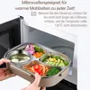 Tragbare Lunch Box Mit 4 Fächern und Wiederverwendbaren Produktbild-Vorschau 4