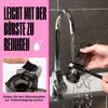 A split image showing text and graphics on the left, and a person cleaning a juicer part under a faucet on the right. Náhled obrázku produktu