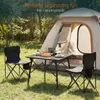 Sekey 72 x 69 cm Campingtisch Faltbar Höhenverstellbar Produktbild-Vorschau 3