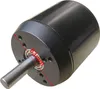 Close-up of a black brushless motor with a metal shaft and a red measurement line indicating 63mm. Náhled obrázku produktu