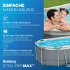 Bestway Power Steel Oberirdischer Pool Oval 305x200x84 cm Produktbild-Vorschau 5