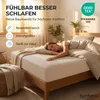 Komfortec Jersey Spannbettlaken 200x200 cm, 100% Baumwolle, Produktbild-Vorschau 4