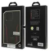 The image shows the packaging of an Audi branded iPhone case, with the case visible through a clear window on the front. Podgląd zdjęcia produktu