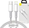 Baseus CATLGD-02 cavo lightning 1 m Bianco Anteprima dell’immagine prodotto 9