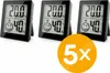 5x Thermo-/Hygrometer 3er Set mit Smiley-Komfortanzeige Produktbild-Vorschau 1