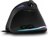 A black gaming mouse with RGB lighting and a joystick. Produktbild-Vorschau