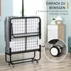 HOMCOM Klappbett 90x200 cm Erwachsene Gästebett Klappbar Produktbild-Vorschau 7