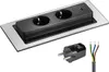 Evoline Backflip, Edelstahl 2-Fach Steckdose 417515 Produktbild-Vorschau 40