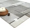 Moderný koberec s geometrickým vzorom - béžová, sivá a Náhľad obrázku produktu 2