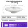 Ikodm Wentylator sufitowy z lampą LED Wentylator z Podgląd zdjęcia produktu 2