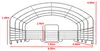 TOOLPORT Box Cavalli 8x8 m telo in PVC 2300 Newton tenda da Anteprima dell’immagine prodotto 2