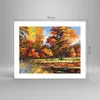 Poster - Poster ohne Rahmen - Park Herbst Wasser - 50x40 cm Produktbild-Vorschau 4