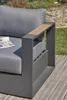 5-Sitzer-Gartenmöbel ausfarbenem Aluminium HPL-Armlehnen Produktbild-Vorschau 3