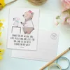 Mr. & Mrs. Panda Postkarte Beste Tierärztin - Weiß - Produktbild-Vorschau 3