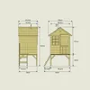 TP Toys Stelzenhaus SUNNYSIDE Braun 131x118x146 cm mit 60 Produktbild-Vorschau 7