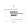 A diagram showing the dimensions of a ceiling lamp. Produktbild-Vorschau