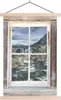 MuchoWow® Textilposter Aussicht - Brücke - Wasser 40x60 cm Produktbild-Vorschau 1