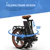 Onesport 20" Elektrofahrrad Pedelec, elektrisches Faltrad Produktbild-Vorschau 7