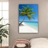 MuchoWow® - Obraz na płótnie - Plaża - Palma - Tropikalny - Podgląd zdjęcia produktu 2