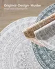SONGMICS HOME Teppich rund, 160 cm d, Wohnzimmerteppich, Produktbild-Vorschau 7
