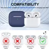 AirPods 3 Silikon Schutzhülle mit Karabiner, Soft Touch Produktbild-Vorschau 3
