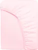 Spannbettlaken mit Gummiband, Frottee 180x200cm Rosa Produktbild-Vorschau 2
