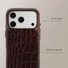 Custodia posteriore Selencia Croco con MagSafe per Apple Anteprima dell’immagine prodotto 3
