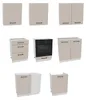 Eckküche - 260x170 cm - Beige Matt - MDF - mit beiger Produktbild-Vorschau 4