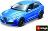 Bburago 1:24 Alfa Romeo Stelvio blau 18-21086 Produktbild-Vorschau 1