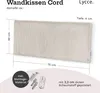 Coussins muraux Lycce en velours côtelé – Tête de lit Voir les images du produit 2