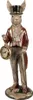 Clayre & Eef Figur Kaninchen 39 cm Weiß Goldfarbig Produktbild-Vorschau 1