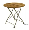 DEGAMO Gartentisch BAD TÖLZ 77cm rund klappbar, Flachstahl Produktbild-Vorschau 6
