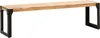Salon jadalnia ławka akacja lite drewno 140 cm ławka Podgląd zdjęcia produktu 6