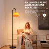 Lampadaire ZMH, abat-jour incurvé, douille E27 (ampoule non Voir les images du produit 7