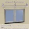 Interdeco Gardinenschiene / Vorhangschiene Aluminium Weiß, Produktbild-Vorschau 6