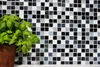 Mosaikfliese selbstklebend Transluzent weiß grau schwarz Produktbild-Vorschau 2