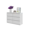 FURNICA - GABRIEL - Commode / Sideboard avec 6 tiroirs - Voir les images du produit 1