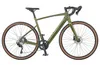 A studio shot of a green gravel e-bike against a white background. Produktbild-Vorschau