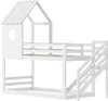 Letto a castello 90x200cm, letto a castello con ringhiera, Anteprima dell’immagine prodotto 5