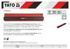 YATO Messgerät Profiltiefe YT-37364 535mm Kunststoff Produktbild-Vorschau 5