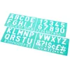 Linex 100411050, Letter, number & symbol stencil, Produktbild-Vorschau 1