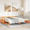 Tagesbett ohne Matratze Wachsbraun 90x190 cm Massivholz Produktbild-Vorschau 4