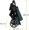 Wózek dziecięcy Kinderkraft Route Platinium Black - Podgląd zdjęcia produktu 11